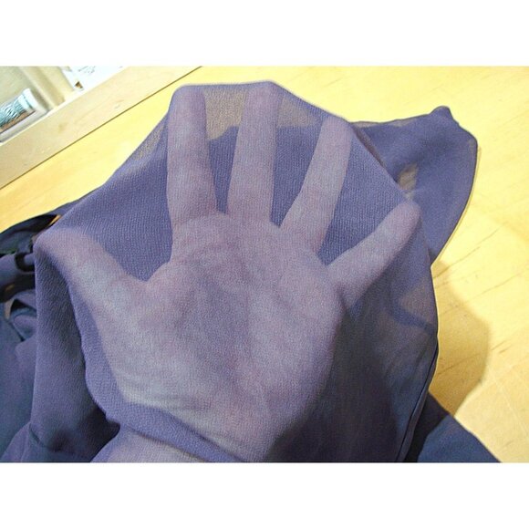 Lane Bryant Womens Purple Sheer Dolman Sleeve Pullover SS Tunic Top Size 26/28 - Picture 8 of 9